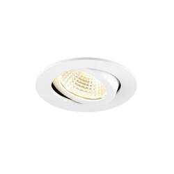 BIG WHITE (SLV) NEW TRIA® 68 vestavné stropní svítidlo, PHASE, AIRTIGHT, kulaté, 3000 K, 7,5 W, bílé 1009022