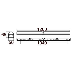 BIG WHITE (SLV) BATTEN P 1200 52 830/840/850 WH 1009252