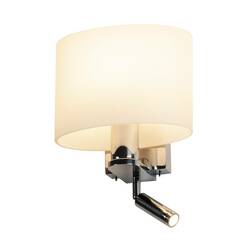 VÝPRODEJ VZORKU BIG WHITE KENKUA SPOT E27 Indoor, nástěnné LED svítidlo, chrom, 3000K 1002855