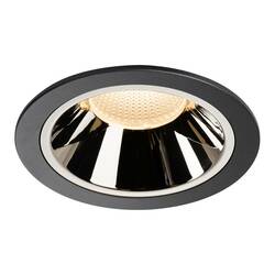 BIG WHITE NUMINOS DL XL vnitřní LED zápustné stropní svítidlo černá/chrom 2700 K 40° 1003990