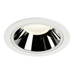 BIG WHITE NUMINOS DL XL vnitřní LED zápustné stropní svítidlo bílá/chrom 4000 K 55° 1004053