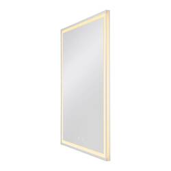 BIG WHITE TRUKKO WL vnitřní LED nástěnné zrcadlo hranaté s funkcí odmlžení alu 1004730