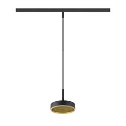 BIG WHITE (SLV) GRIP! FLAT 48V závěsné svítidlo, DALI, délka závěsu 200 cm, 2700/3000 K, černé / zlaté 1009018