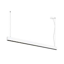 BIG WHITE (SLV) GLENOS PRO závěsné svítidlo, 1,5 m, DALI, UGR16, délka závěsu 210 cm, 3000K, 75°, bílá / černá 1010513