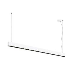 BIG WHITE (SLV) GLENOS PRO závěsné svítidlo, 1,5 m, DALI, UGR16, délka závěsu 210 cm, 4000K, 75°, bílá / černá 1010515