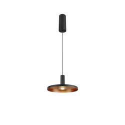 BIG WHITE (SLV) LALU SET závěsné svítidlo, LED základna, PLATE 22, PHASE, délka závěsu 200 cm, 2700/3000 K, 40°, černá 1010792