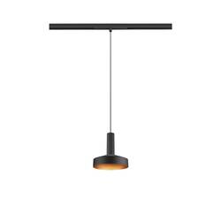 BIG WHITE (SLV) LALU SET 48V závěsné svítidlo, LED základna, PLATE 15, DALI, délka závěsu 200 cm, 2700/3000K, 40°, černá 1010804