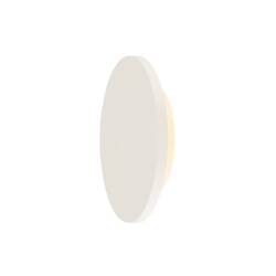 BIG WHITE PLASTRA, nástěnné svítidlo, LED, 3000K, kulaté, bílá sádra, pr. 30 cm 148091
