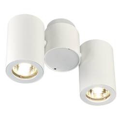 VÝPRODEJ VZORKU BIG WHITE ENOLA_B, nástěnné a stropní svítidlo, dvě žárovky, QPAR51, bílé, max. 100 W 151831