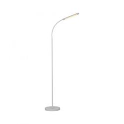 JUST LIGHT LED stojací svítidlo bílé 3 krokové CCT, dotykový stmívač, nastavitelná hlava 2700-5000K