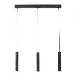 JUST LIGHT Kolekce Schöner Wohnen závěsné svítidlo DANTE, černé, 3-ramenné, ovládání vypínačem 3000K
