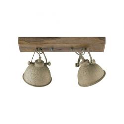 LEUCHTEN DIREKT stropní svítidlo 2 ramenné, béžová, retro, nastavitelné, industriální design