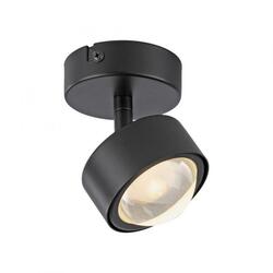 JUST LIGHT Kolekce Schöner Wohnen stropní svítidlo bodové svítidlo KULU, černá, 1-ramenné, nastavitelné a otočné 3000K