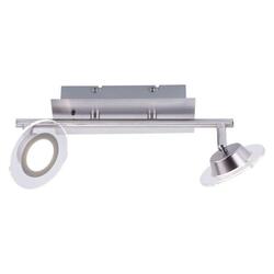 LEUCHTEN DIREKT is JUST LIGHT LED stropní bodové svítidlo, 2-ramenné, ocel, moderní RGB+3000-5000K LD 12092-55