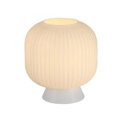 JUST LIGHT Kolekce Schöner Wohnen stolní lampa NAMI, bílá, E27, vhodné pro LED žárovky