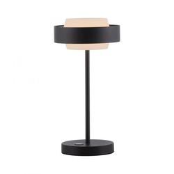 JUST LIGHT Kolekce Schöner Wohnen LED stolní lampa Elmo černá dotykový stmívač 3000K