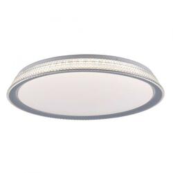 LEUCHTEN DIREKT is JUST LIGHT LED stropní svítidlo, stříbrná, kruhové, stmívatelné, teplá bílá, 3000K krokově stmívatelné 3000K