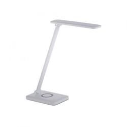 LEUCHTEN DIREKT LED stolní lampa, bílá, bezdrátové QI-nabíjení, dotykový stmívač, CCT 2700-5000K