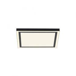 JUST LIGHT LED stropní svítidlo 30x30cm, černá, dálkové ovládání, stmívatelné, CCT ovládané přes aplikaci Tuya 2700-5000K