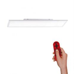 LEUCHTEN DIREKT is JUST LIGHT LED panel svítidlo, stropní svítidlo, bílé, 100x25 cm, stmívatelné, Smart-Home MEDION RGB+3000-5000K