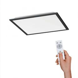 LEUCHTEN DIREKT is JUST LIGHT LED panel svítidlo hranaté v černé s nastavitelou barvou světla a funkcí stmívání 2700-5000K