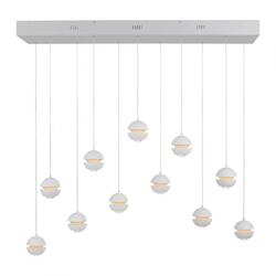 JUST LIGHT Kolekce Schöner Wohnen LED závěsné svítidlo LINI, bílá, 11-ramenné, stmívatelné, krokově stmívatelné 3000K