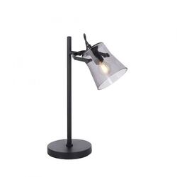 LEUCHTEN DIREKT 1 ramenná stolní lampička černá se šňurovým vypínačem  LD 15284-18