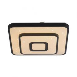 JUST LIGHT LED stropní svítidlo TURANUS, černé, hranaté, hvězdné nebe 3000K