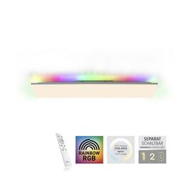 LEUCHTEN DIREKT is JUST LIGHT LED stropní svítidlo 100,5x25,5cm bílé hranaté RGB+CCT stmívatelné panel RGB+2700-5000K