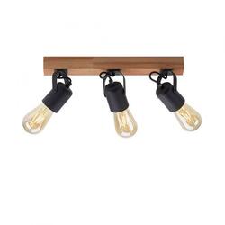 LEUCHTEN DIREKT nástěnné a stropní svítidlo CANOP, černá, 3 ramenné, industriální design