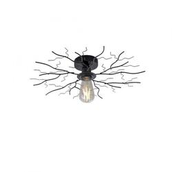 LEUCHTEN DIREKT stropní svítidlo, černá, rustikální, stropní svítidlo  LD 15638-18
