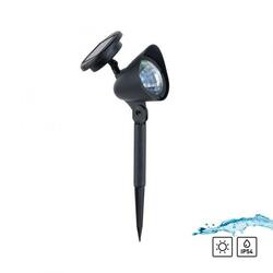 LEUCHTEN DIREKT is JUST LIGHT LED solární svítidlo se zápichem černé ochrana proti stříkající vodě 9000K LD 19102-18