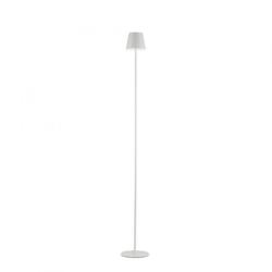 JUST LIGHT LED bateriové svítidlo bílé, stojací a stolní lampa, dotykový stmívač, IP54 pro venkovní použití 3000K