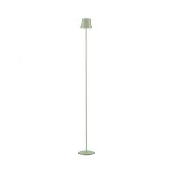 JUST LIGHT LED bateriové svítidlo zelené, stojací a stolní lampa, dotykový stmívač, IP54 pro venkovní použití 3000K
