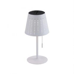 LEUCHTEN DIREKT LED stolní lampa, bílá, stmívatelná, solární, moderní, bez kabelu 3000K