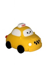 LED2 dětská lampička Auto TAXI LED teplá bílá nabíjecí USB