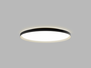 LED2 12750537DTW Stropní svítidlo MOON 80, BCH DALI TW/PUSH TW 88W (76+12) 3000K-4000K černá/šampaň
