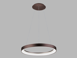 LED2 3273278DT Závěsné svítidlo BELLA SLIM 58 P-Z, CF TRIAC 48W 2700K/3000K/4000K hnědá