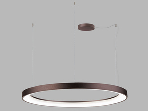 LED2 3273358CSTW Závěsné svítidlo BELLA SLIM 98 P-Z, CF CASAMBI TW 80W 3000K-4000K hnědá