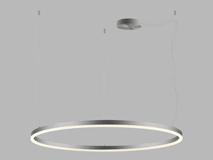 LED2 3273476DTW Závěsné svítidlo CIRCLE 100 P-Z, N DALI TW 80W 2700K-4000K matný nikl