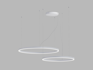 LED2 3274671D Závěsné svítidlo CIRCLE SET 2 P-Z, W DALI/PUSH 104W 2700K/3000K/4000K bílá