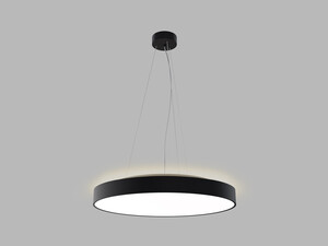LED2 3275673CSTW Závěsné svítidlo RINGO II 60 P/N-Z, B CASAMBI TW 55+10W 2700K-4000K černá