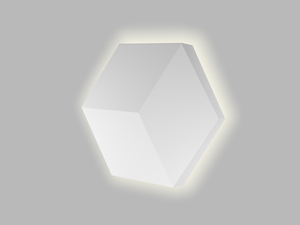 LED2 4580271DT Nástěnné svítidlo HEXO, W TRIAC 5W 2700K/3300K/4000K bílá