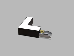 LED2 6315353D LINO II LIGHT CORNER, B DALI/PUSH 12W 3000K/3500K/4000K černá