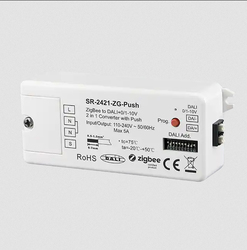 LED2 SR-2421-ZG-Push SR-2421-ZG-Push Zigbee to DALI DT6/DT8+0/1-10V Converter bílá