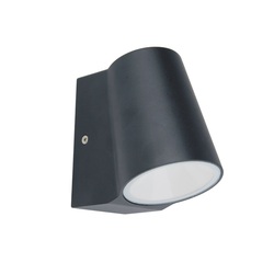 ACA Lighting LED COB venkovní nástěnné svítidlo 6W 400LM 100d 230V AC 3.000K tmavá šedá CRI80 IP54 30.000hod LG0509G