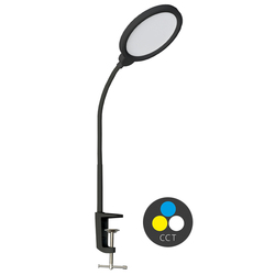Ecolite LED stmívatelná stolní lampa 10W 500lm CCT černá LU13A-CR