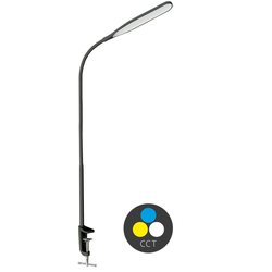 Ecolite LED stmívatelná stolní lampa 10W 500lm CCT černá LU13C-CR