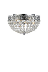 Markslöjd Saxholm kříšťálové stropní svítidlo chrom