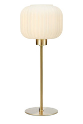 Markslöjd stolní lampa Sober, mosaz, 38 cm